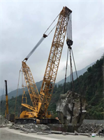 巨象吊装——汶川映秀震中石吊装工程